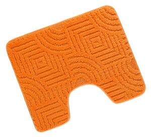 Bellatex BANY předložka s výkrojem, Bludiště oranžová - 60x50 cm