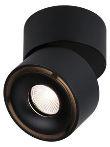Paulmann 93371 Spircle, černé stropní bodové svítidlo, 8W LED 3000K, výška 8,3cm