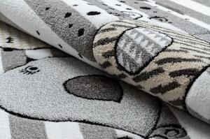 Dywany Luszczow Kusový koberec PETIT PTÁCI, šedý Rozměr koberce: 140 x 190 cm