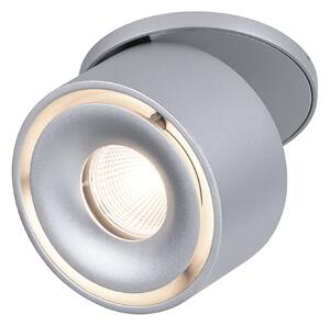 Paulmann 93374 Spircle, matně chromová zápustná bodovka, 8W LED 3000K, prům. 7,8cm