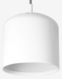 Lucis ZK.11.J2.01 Juno, závěsné svítidlo 1×100W E27 bílá/bílá, průměr 28cm