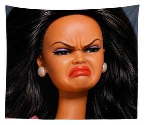 Sablio Deka Naštvaná Barbie - Meme Barbie - 150x120 cm