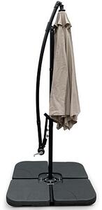 Hook Slunečník bez závaží Ø 3 m, béžový NOELA 3457095