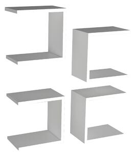 Polička Base White, 4 ks