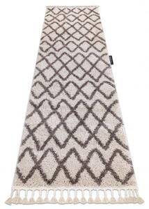 Dywany Luszczow Kusový koberec, běhoun BERBER BENI krémový Rozměr koberce: 60 x 200 cm