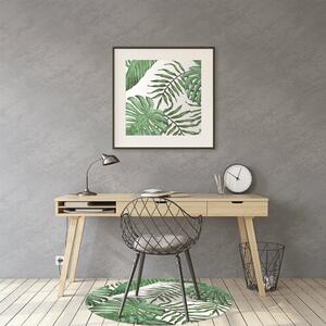 Podložka pod kancelářskou židli palmové listy