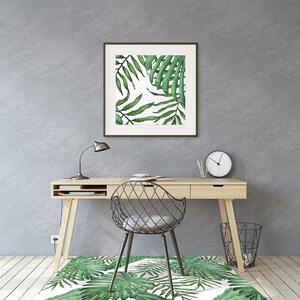 Podložka pod kancelářskou židli palmové listy