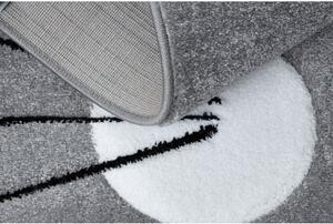 Dywany Luszczow Kusový koberec PETIT KOČKA, KORUNA, šedý Rozměr koberce: 140 x 190 cm