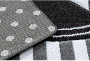 Dywany Luszczow Kusový koberec PETIT HVĚZDA, šedý Rozměr koberce: 140 x 190 cm