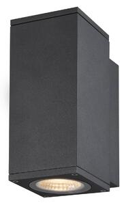 SLV 1003416 Enola Square S, venkovní nástěnné svítidlo LED 6W 3000/4000K, antracit, výška 16cm, IP65