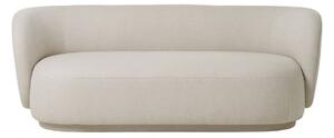 Pohovka Mykonos, 2,5místná, bouclé, písková, 185×86×72 cm – House Nordic