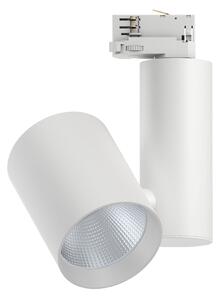 Paulmann 91341 ProRail3 Zeuz, bílý reflektor, 33W LED 3000K 60° stmívatelný, výška 24,1cm