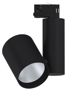Paulmann 91342 ProRail3 Zeuz, černý reflektor, 33W LED 3000K 60° stmívatelný, výška 24,1cm