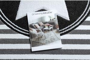 Dywany Luszczow Kusový koberec kulatý PETIT HVĚZDA, šedý Rozměr koberce: 140 cm KRUH