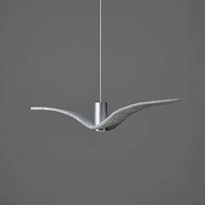Brokis PC01111_001 Night Birds Exterior, závěsné svítidlo z ručně zpracovaného skla, 6,5W LED, triplex opal GLASS mat, délka 78cm, IP54