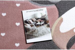 Dywany Luszczow Kusový koberec PETIT PLAMEŇÁCI, SRDCE, růžový Rozměr koberce: 120 x 170 cm