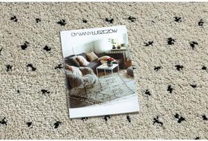 Dywany Luszczow Kusový koberec BERBER SYLA B752 krémový s tečkami Rozměr koberce: 200 x 290 cm