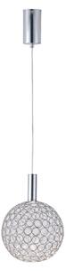 LED Lustr na lanku PERFORATO LED/6,3W/230V 3000K lesklý chrom pr. 20 cm