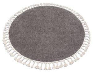 Dywany Luszczow Kusový koberec kulatý BERBER 9000, hnědý Rozměr koberce: 120 cm KRUH