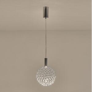 LED Lustr na lanku PERFORATO LED/6,3W/230V 3000K lesklý chrom pr. 20 cm