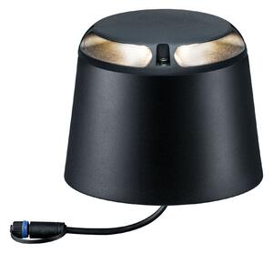 Paulmann 93917 Plug&Shine SML, venkovní svítidlo na podlahu, 2x3W LED 3000K, antracit, výška 15,5cm, IP67