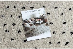 Dywany Luszczow Kusový koberec BERBER SYLA B752, krémový s tečky Rozměr koberce: 60 x 250 cm