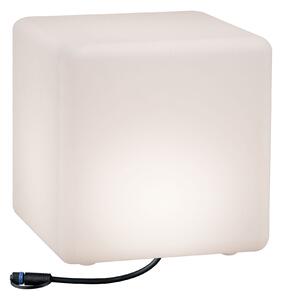 Paulmann 94181 Plug&Shine Cube, venkovní světelný objekt 6,5W LED 3000K, 30x30x30cm, IP67