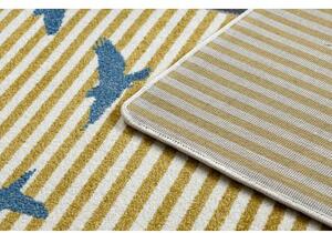 Dywany Luszczow Kusový koberec PETIT PLACHETNICE, LOĎ, zlatý Rozměr koberce: 120 x 170 cm