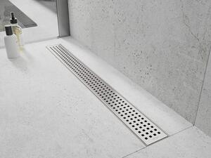Mexen Flat nerezový sprchový žlab 80 cm vzor M08, 1025080-15