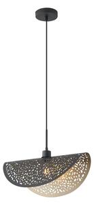 Lustr na lanku GALILEA 1xE27/15W/230V černá