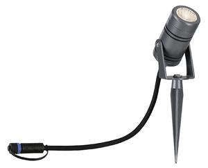 Paulmann 94367 Plug&Shine Radon zahradní reflektor LED 11W 3000K, šedá, IP65