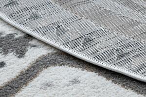 Dywany Luszczow Kulatý koberec FUN Land pro děti, ulice, vesnice - krém Rozměr koberce: 120 cm KRUH
