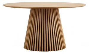 Jídelní stůl Osaka natural, kulatý, dubová dýha, Ø140×75 cm – House Nordic 2