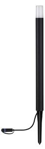 Paulmann 94537 Plug&Shine Flarea, vekovní černé sloupkové svítidlo LED 3,6W 3000K, výška 60cm , IP65