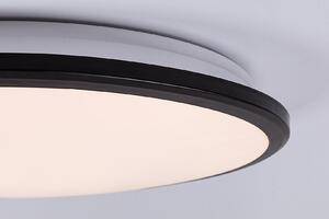 RABALUX Přisazené LED stropní kulaté svítidlo ENGON, 24W, teplá bílá, 38cm, černé 0071128