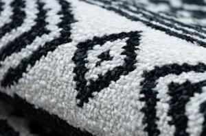 Dywany Luszczow Kulatý koberec FUN Napkin ubrousek - černý Rozměr koberce: 100 cm KRUH