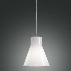 Fabas 2753-45-138 Diana, závěsné svítidlo, 1x75W, bílé stínítko, prům. 23cm