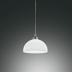 Fabas 2908-44-102 Nice 2908, závěsné svítidlo, 1x60W, kov, bílé stínítko o průměru 26cm