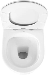 Rea Olivier záchodová mísa závěsný Bez oplachového kruhu bílá REA-C6509