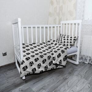 Sablio Mikroplyšové dětské povlečení do postýlky Star Wars Stormtrooper Pattern šikmý - 120x90 / 40x60