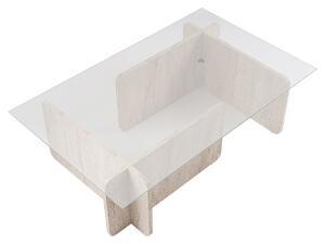 Konferenční stolek Flavio Travertine