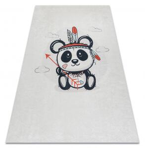 Dywany Luszczow Dětský kusový koberec BAMBINO 1129 pratelný panda, protiskluz, krém Rozměr koberce: 160 x 220 cm