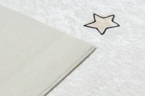 Dywany Luszczow Dětský kusový koberec BAMBINO 1278 pratelný Vesmírná raketa, protiskluz, krém Rozměr koberce: 80 x 150 cm