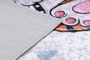Dywany Luszczow Dětský kusový koberec BAMBINO 1960 pratelný Tygr, Indián, protiskluz, bílý Rozměr koberce: 160 x 220 cm