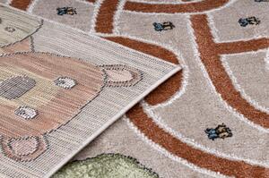 Dywany Luszczow Dětský kusový koberec FUN Honey, medvěd, včely béžová Rozměr koberce: 240 x 330 cm