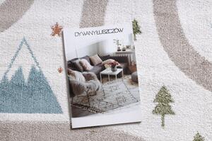 Dywany Luszczow Dětský kusový koberec FUN Polar, ulice, les, krém Rozměr koberce: 140 x 190 cm