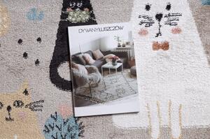 Dywany Luszczow Dětský kusový koberec FUN Kittens, kočky béžová Rozměr koberce: 120 x 170 cm