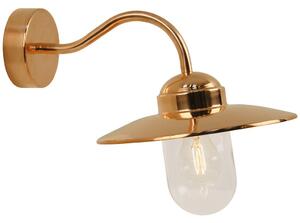Nordlux 22671030 Luxembourg, venkovní nástěnné svítidlo, 1xE27 max 60W, kov, měděná, IP54, šířka 39cm