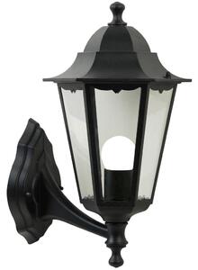 Nordlux 74371003 Cardiff, venkovní nástěnné svítidlo, 1xE27 max 60W, hliník, černá, IP44, průměr 27cm