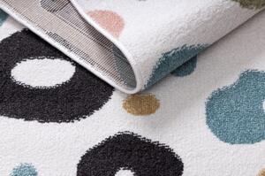 Dywany Luszczow Dětský kusový koberec FUN Spots, skvrny krém Rozměr koberce: 140 x 190 cm